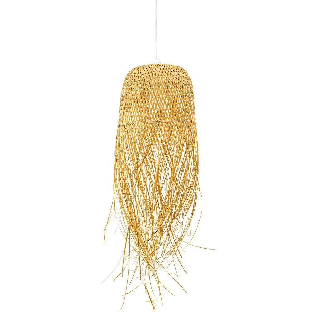 Lampada a soffitto in bambù - Lampada a sospensione stile Boho Bali - Thow image 8