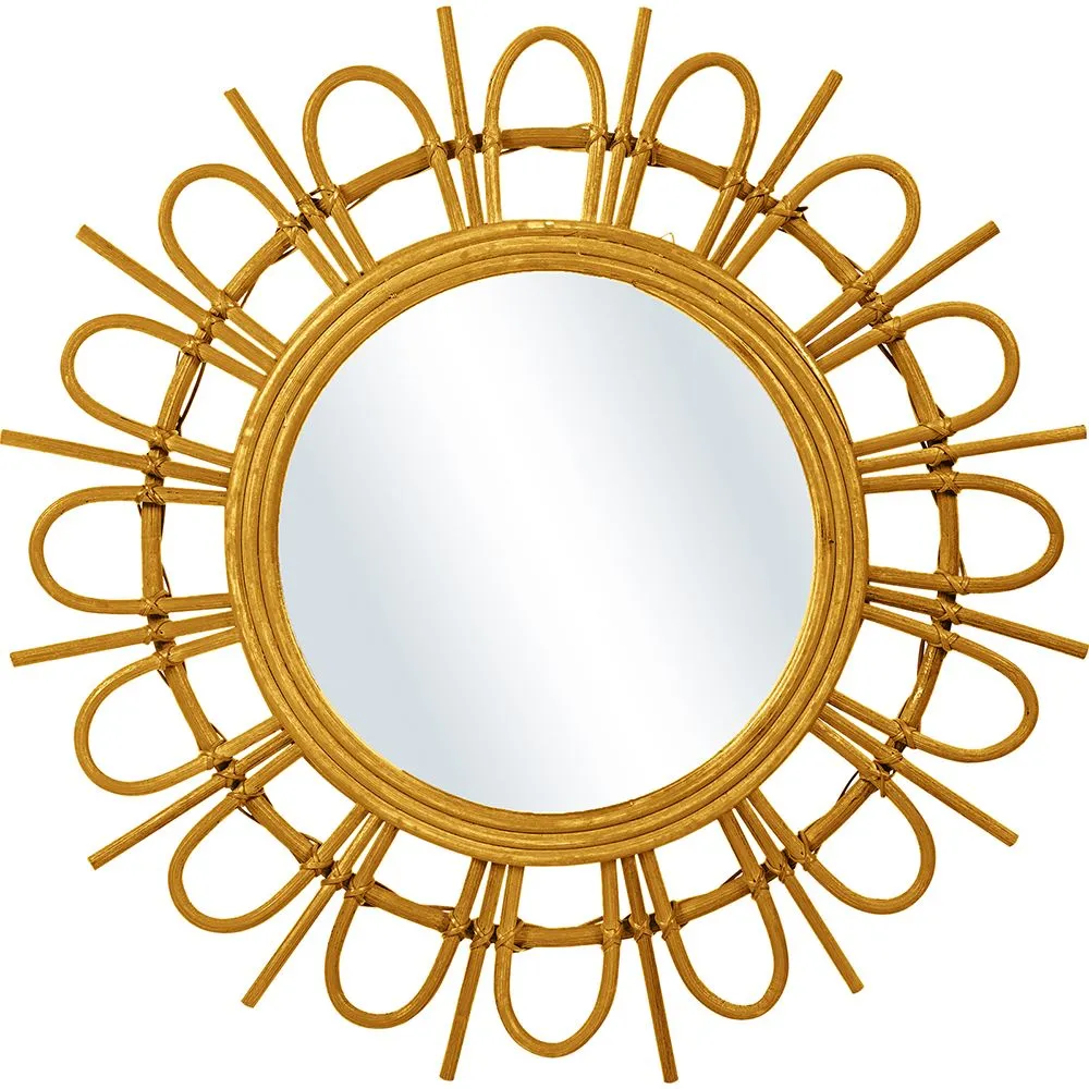  Specchio da Parete - Rotondo Boho Bali (60 cm) - Miu image 8