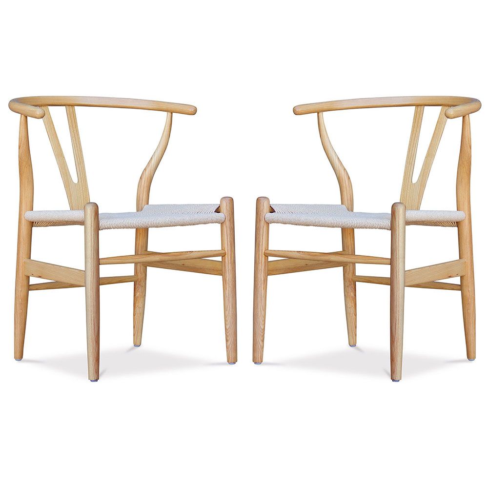 Confezione da 2 sedie da pranzo in legno - Stile scandinavo - Wish image 8