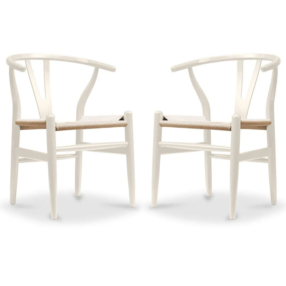 Confezione da 2 sedie da pranzo in legno - Stile scandinavo - Wish image 8