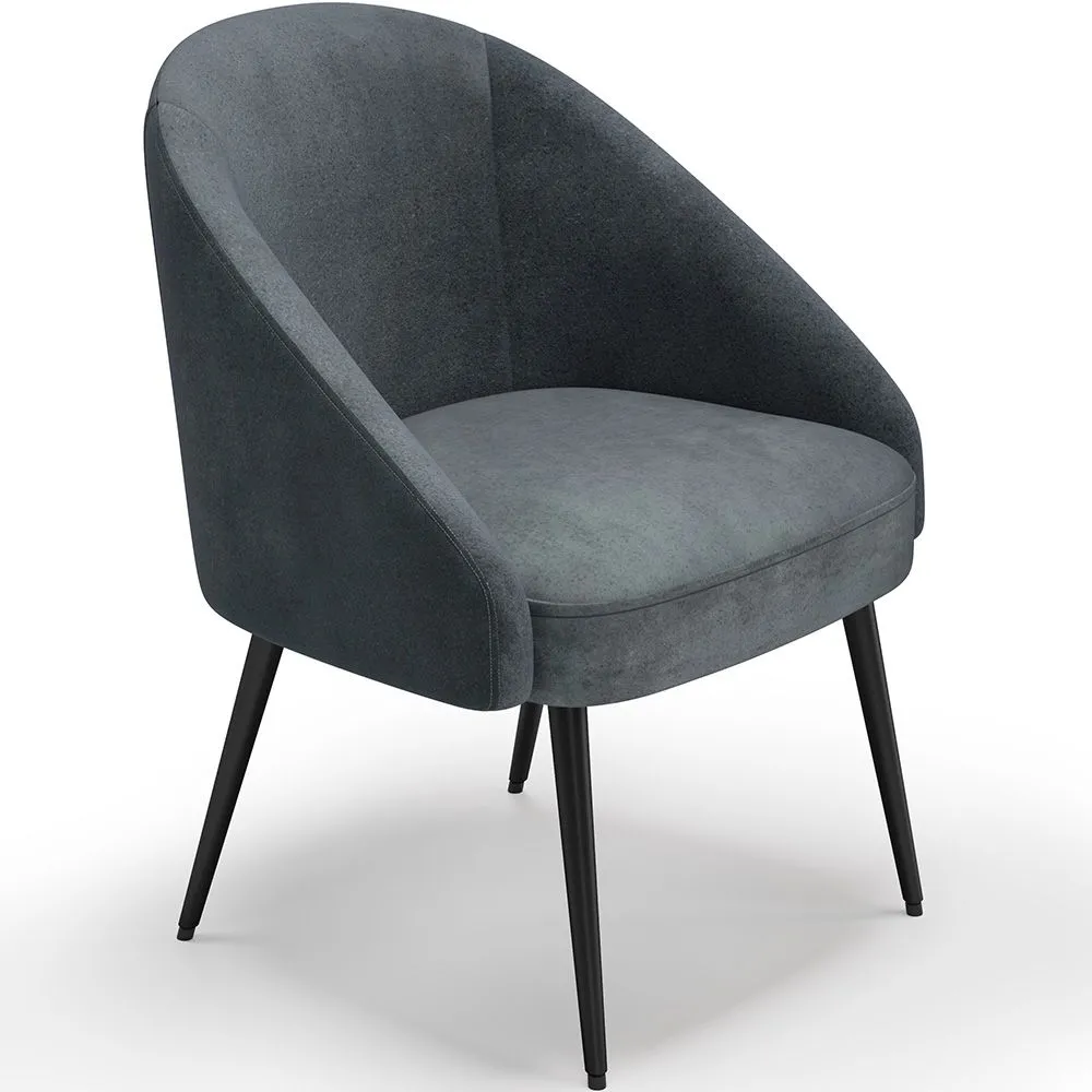 Poltrona di Design - Rivestita in velluto - Wasda image 8