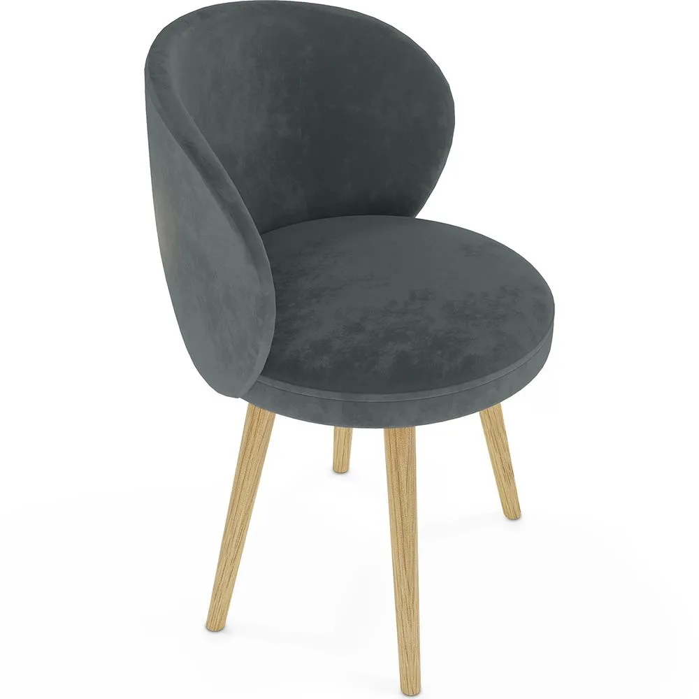 Poltrona di design - Rivestita in velluto - Yuna image 8