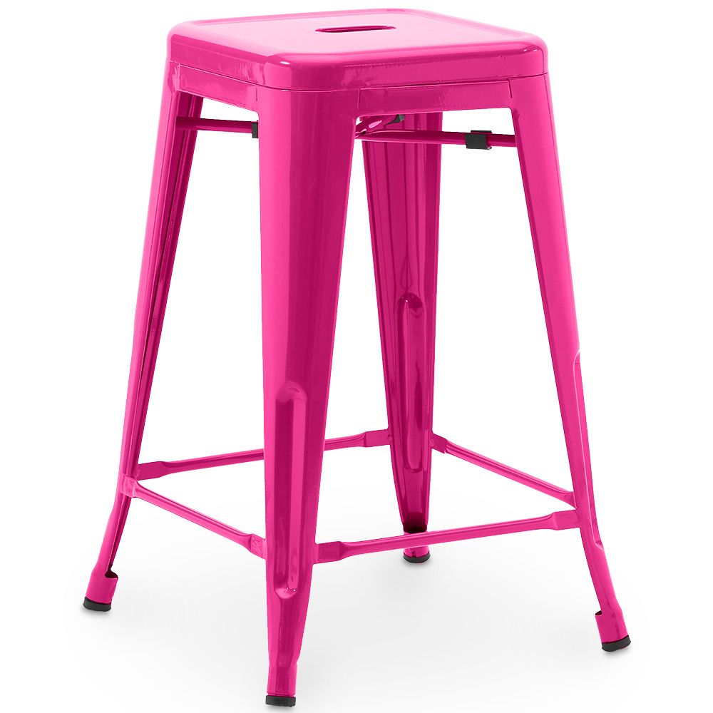 Sgabello da bar - Design industriale - 60cm - Nuova edizione - Stylix image 8