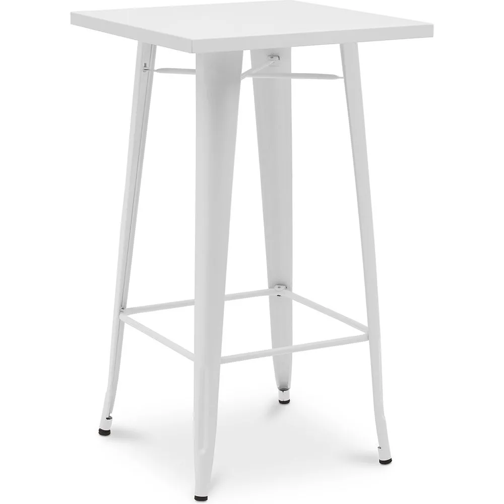Tavolino sgabello quadrato - Stile Industriale - 100 cm - Galla image 8