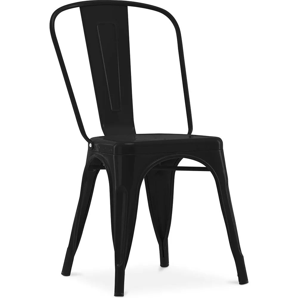 Sedia da pranzo - Design industriale - Acciaio - Nuova edizione - Stylix image 8