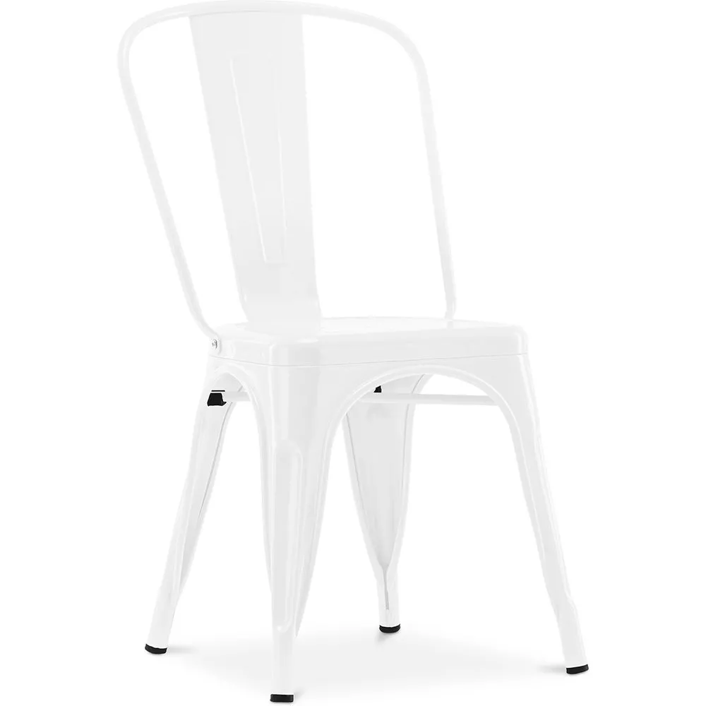 Sedia da pranzo - Design industriale - Acciaio - Nuova edizione - Stylix image 8