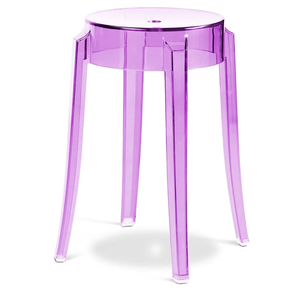 Sgabello da bar di design trasparente - 47cm - Victoria Queen image 8