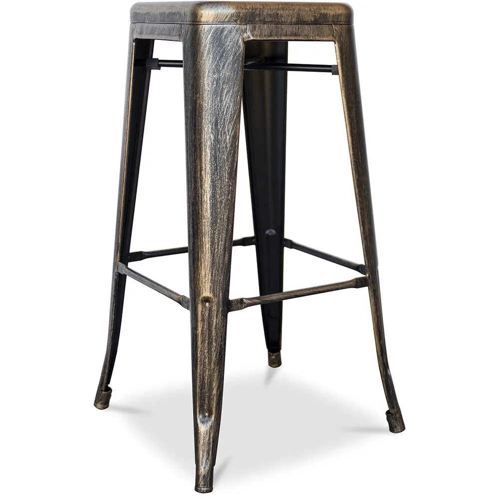 Sgabello da bar – Stile industriale – Acciaio – 76 cm – Stylix image 8