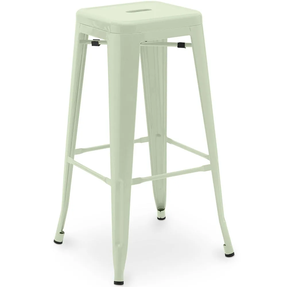 Sgabello da bar – Stile industriale – Acciaio – 76 cm – Stylix image 8