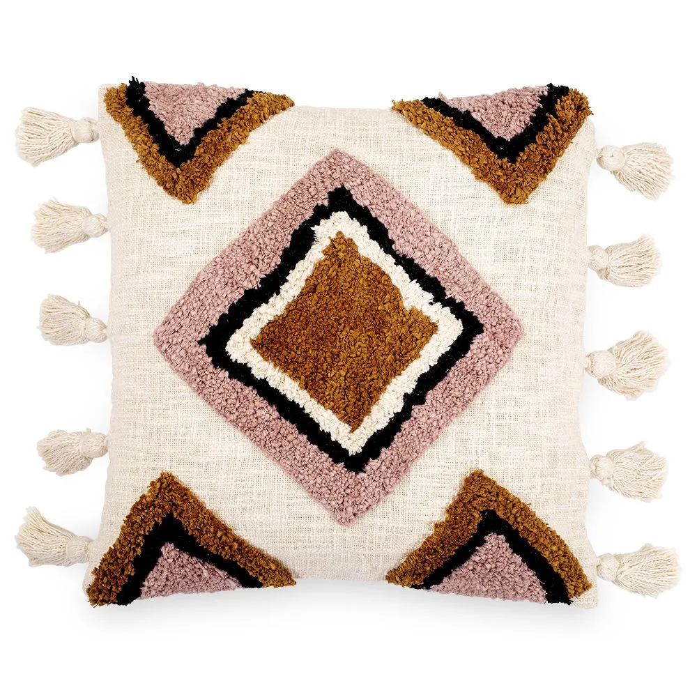 Cuscino in stile boho Bali - Copertura e riempimento inclusi - Aurelia image 8