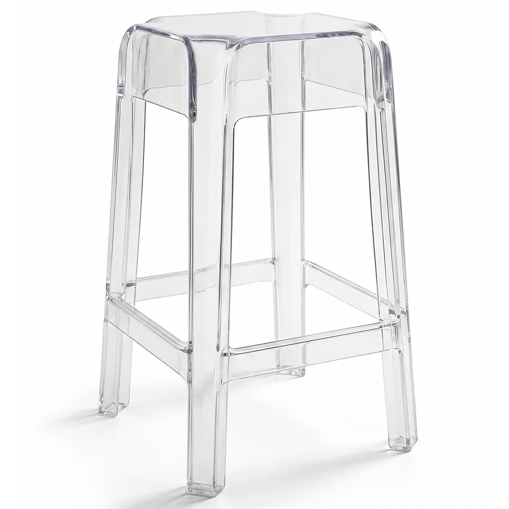 Sgabello di design trasparente - 65 cm - Victoria Queen image 8