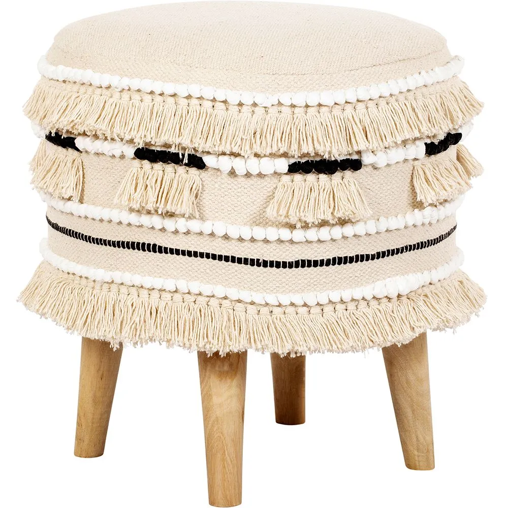 Sgabello Pouf Rotondo - Stile Boho Bali - Juliet image 8