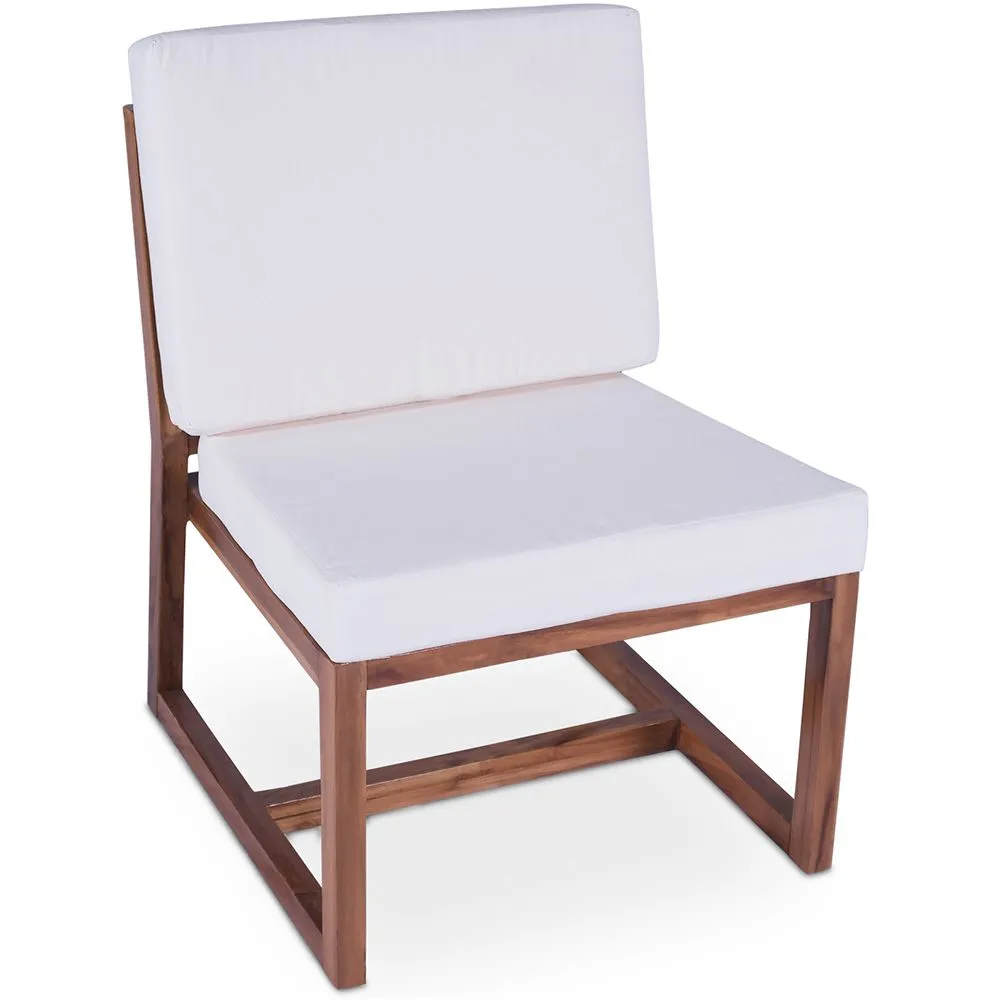 Sedia da salotto in legno - Sedia di design Boho Bali - Glan image 8
