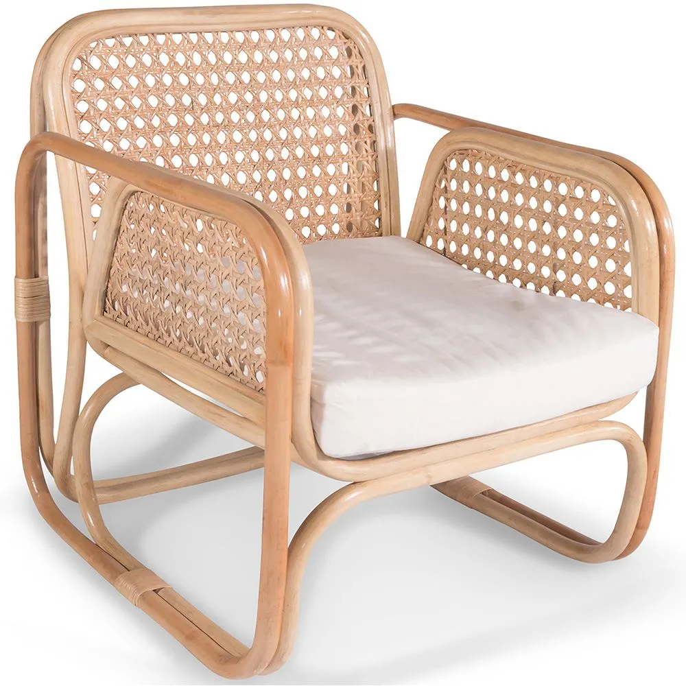 Sedia da salotto in rattan - Sedia di design - Boho Bali - Qawa image 8