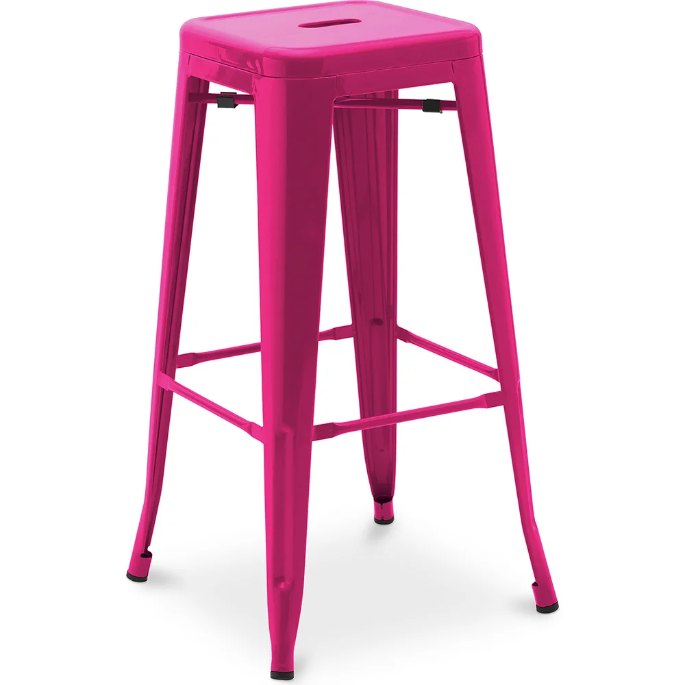 Sgabello da bar – Stile industriale – Acciaio – 76 cm – Stylix image 8