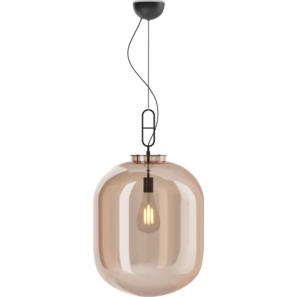 Lampada da soffitto in cristallo - Lampada a sospensione media - Grau image 8