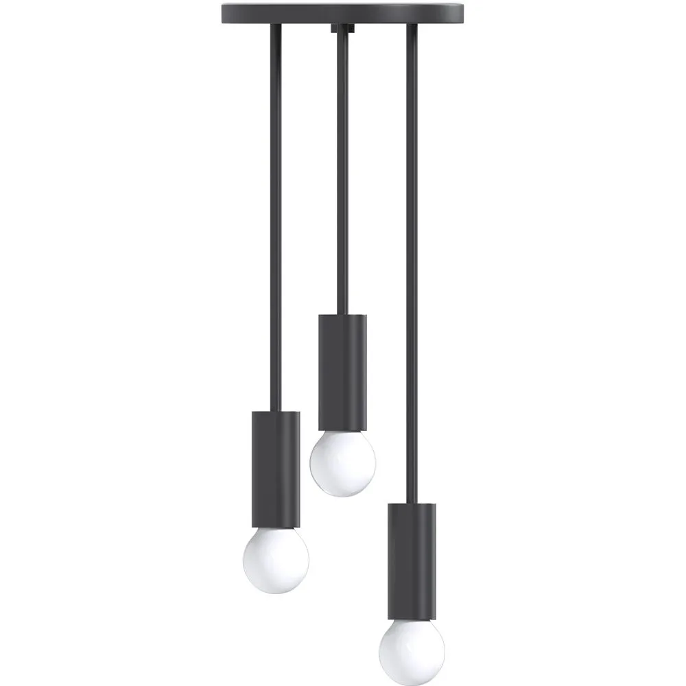 Lampada da soffitto - Lampada a sospensione - 3 bracci - Troy image 8