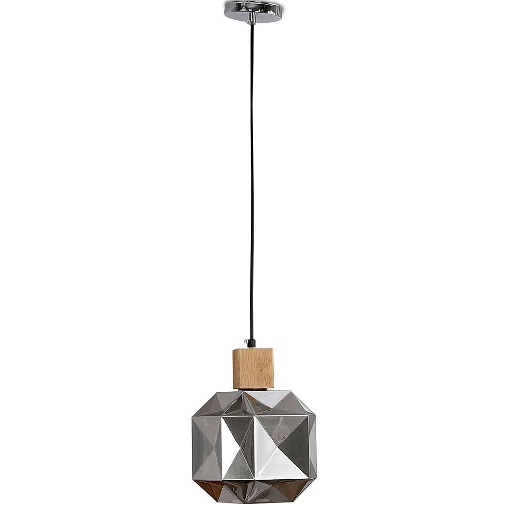 Lampada a Soffitto in Legno e Vetro - Lampada a Sospensione - Bumba image 8