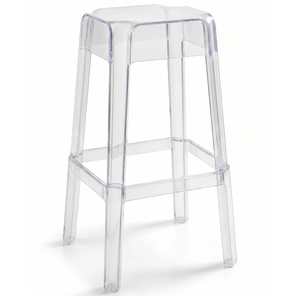 Sgabello di design trasparente - 75 cm - Victoria Queen image 8