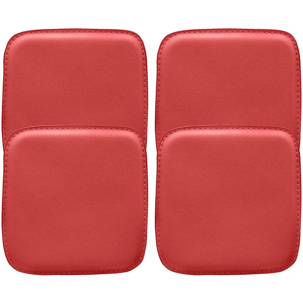 Confezione da 4 Cuscini Magnetici per Sedia con Seduta Quadrata – Ecopelle – Stylix image 8