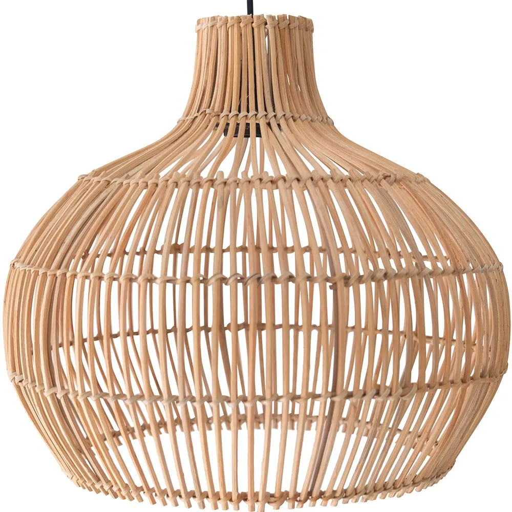 Lampada a Soffitto in Rattan - Lampada a Sospensione in stile Boho Bali - Elan image 8