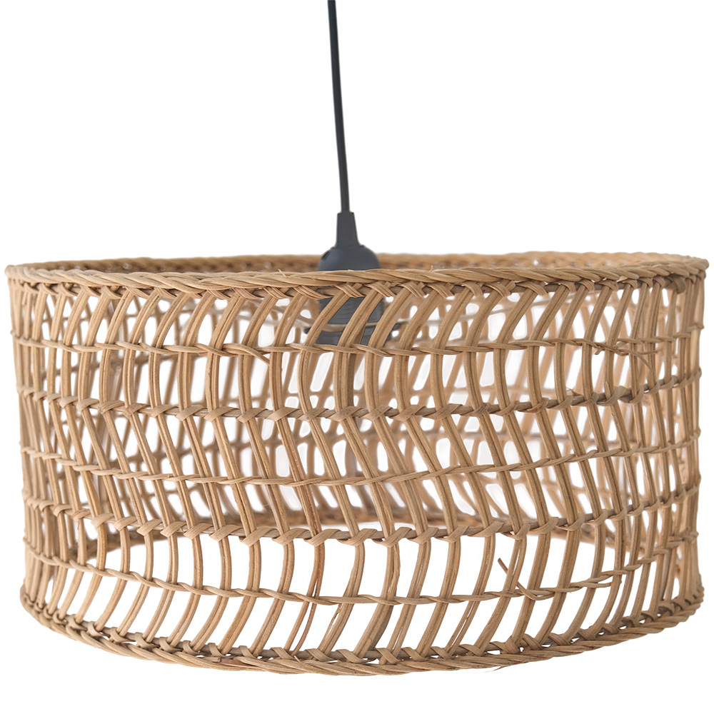 Lampada da soffitto in rattan - Lampada a sospensione in stile Boho Bali - Beri image 8