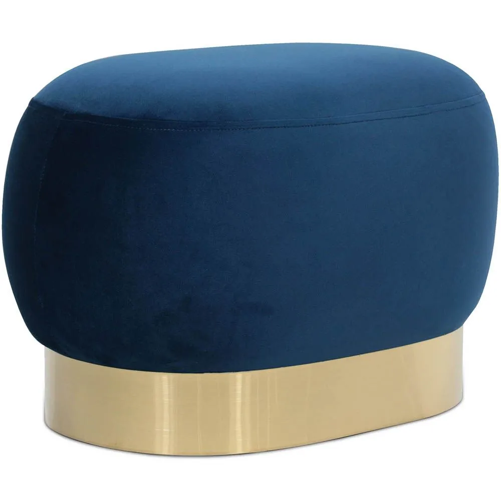 Pouf Sgabello - Velluto e Metallo - Luxe image 8