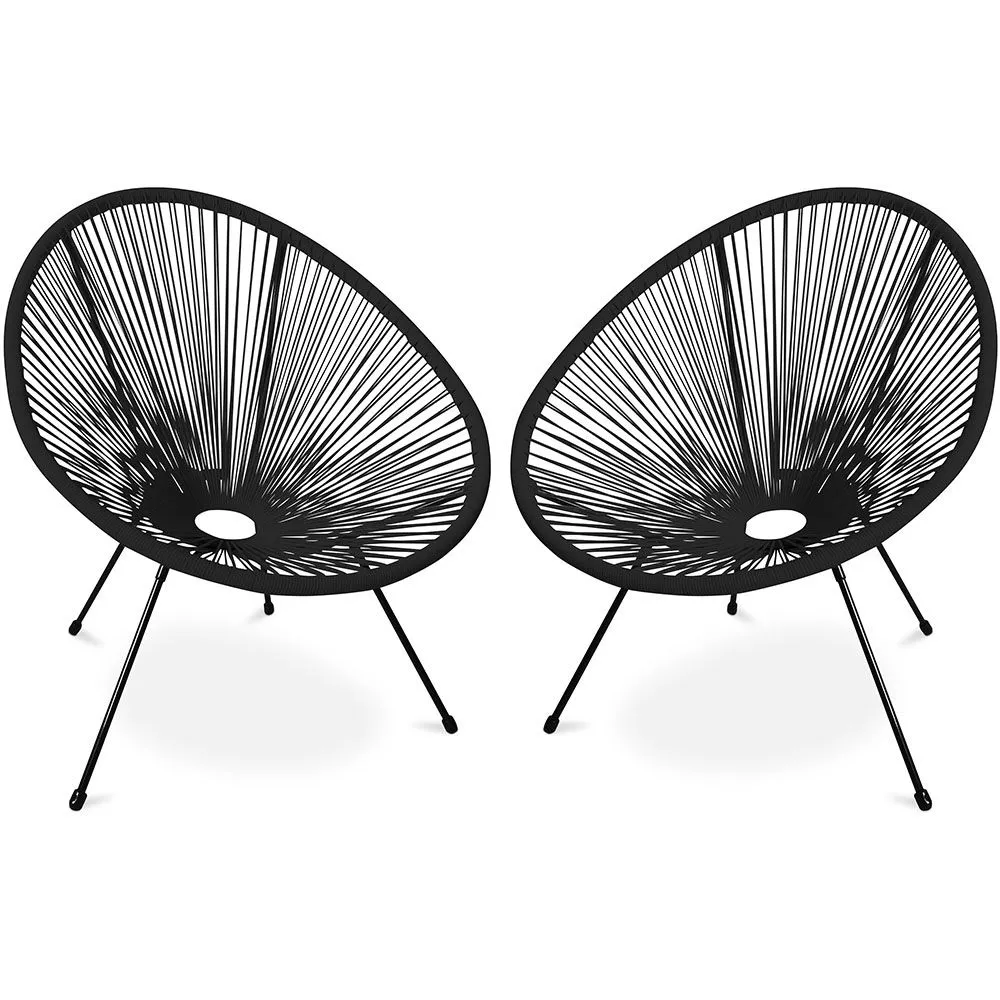 Pack Sedia Acapulco x2 - Gambe Nere - Nuova Edizione image 8