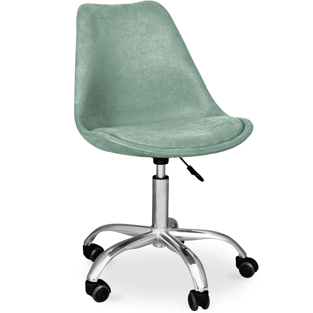 Sedia da Scrivania con Ruote Imbottita - Tulip image 8