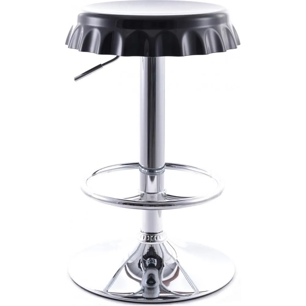 Sgabello girevole da bar - Design in metallo - Bottle image 8