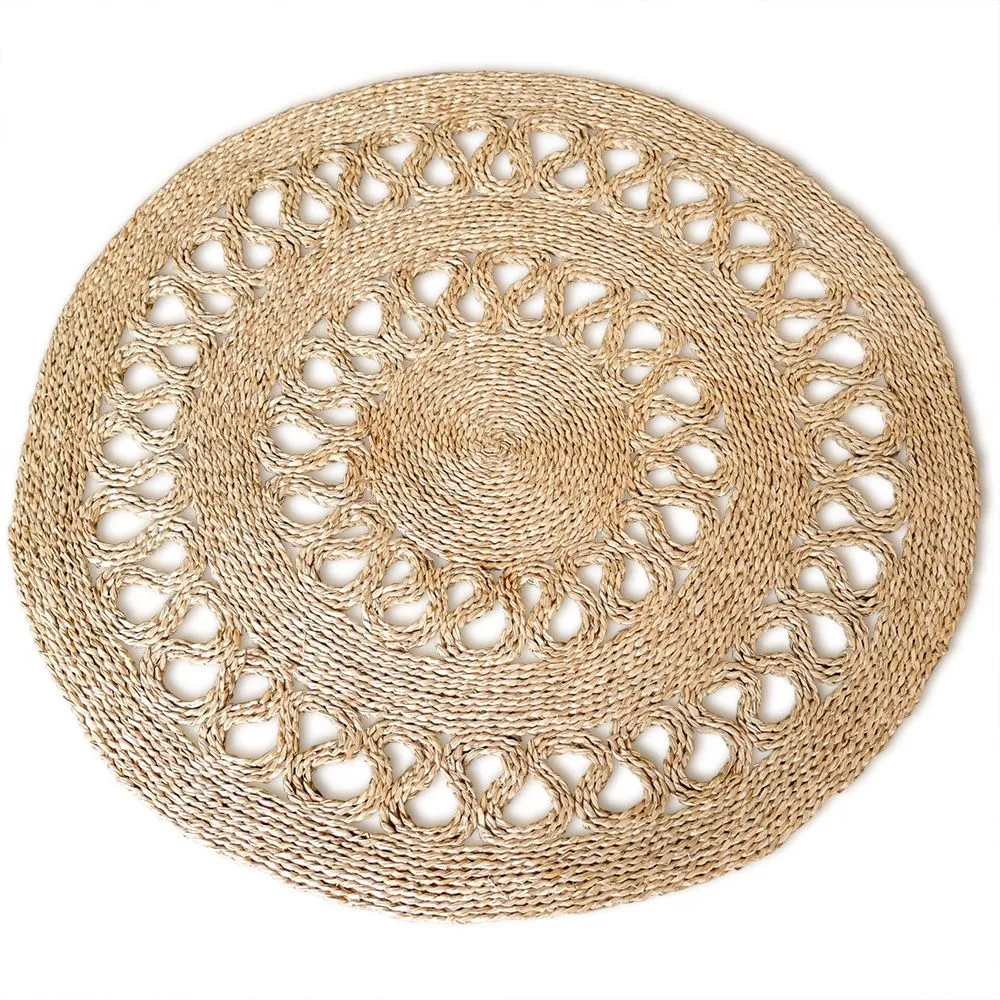 Tappeto rotondo in iuta - Boho Bali - 100 CM - Ilya image 8