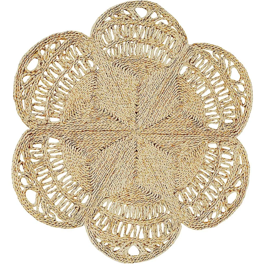 Tappeto rotondo in iuta - Boho Bali - 100 CM - Niluh image 8