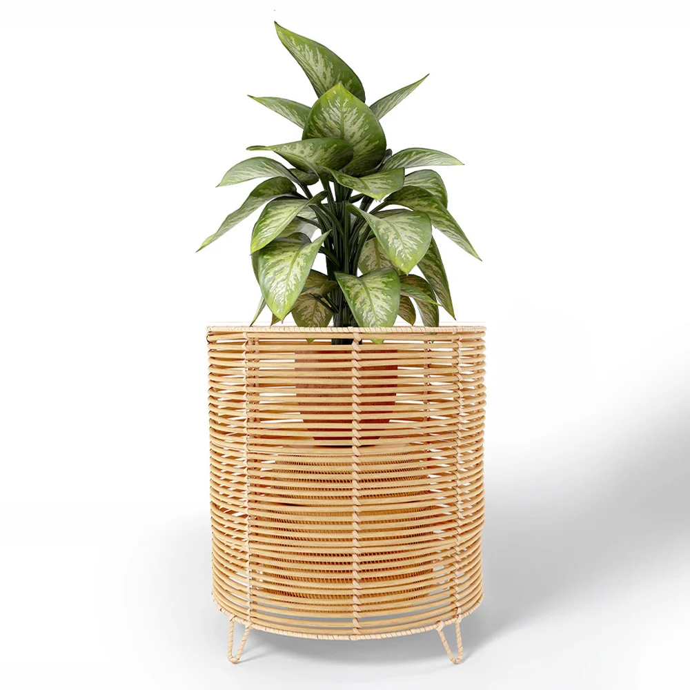 Vaso da Terra Rotondo - Stile Boho - 28 CM - Laers image 8