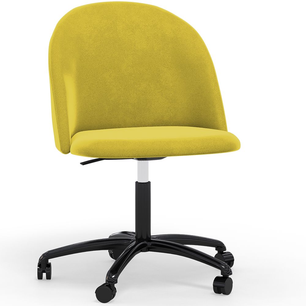Sedia da Ufficio Imbottita - Velluto - Evelyne image 8
