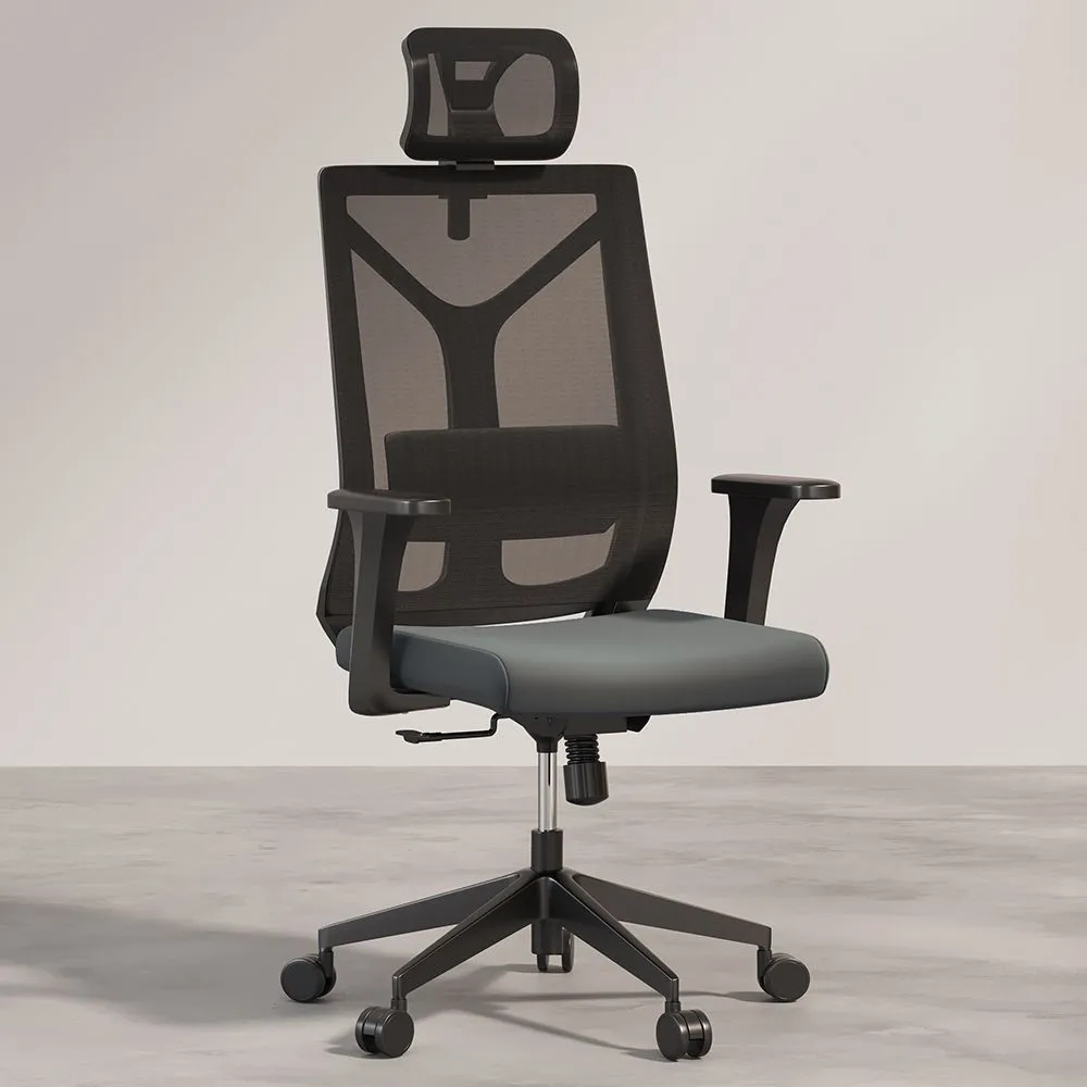 Sedia da ufficio ergonomica con ruote e braccioli - Pebbles image 8