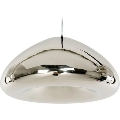  Lampadario - Lampada a Sospensione in Metallo Cromato - 30 cm - Nullify image 8