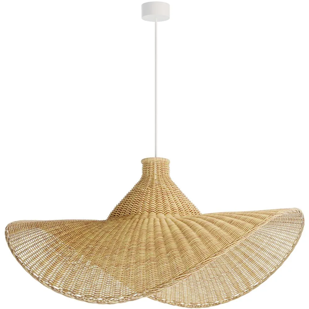 Lampada da Soffitto in Rattan - Stile Boho Bali - Sona image 8
