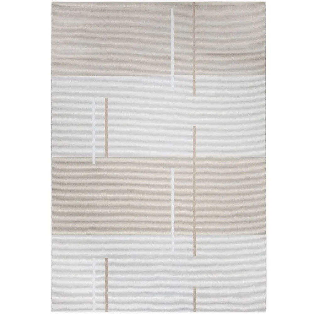 Grande Tappeto dal Design Contemporaneo e Moderno - Beige (290x200 cm) - Fune image 8