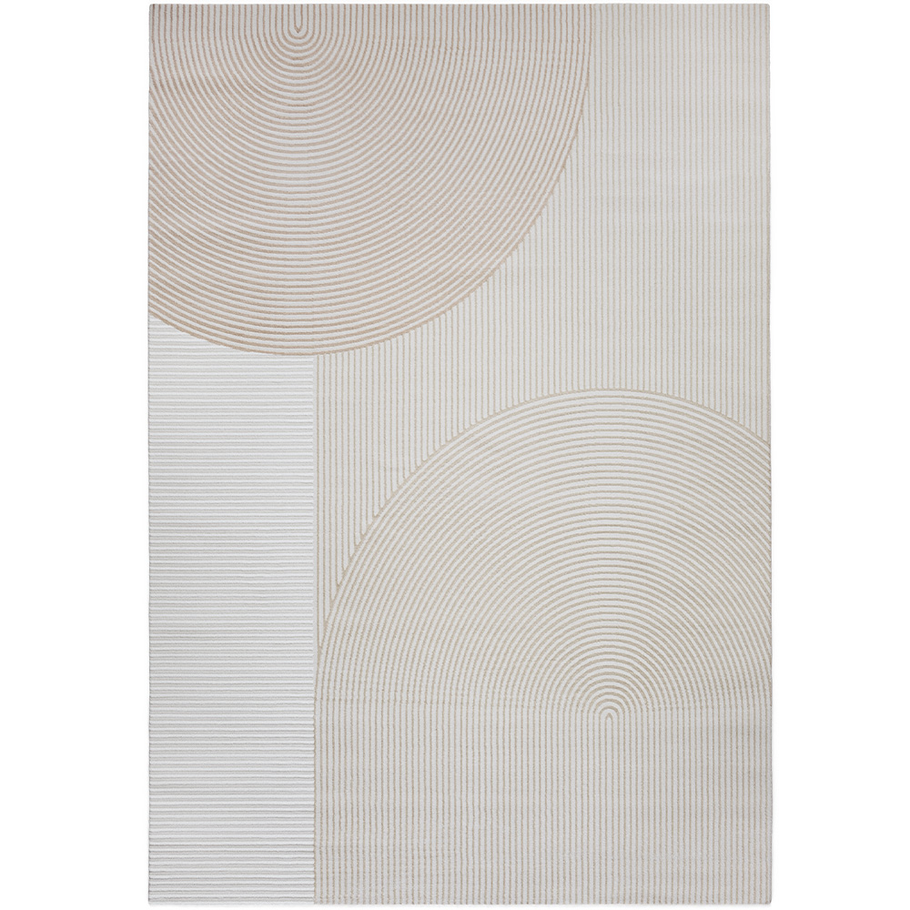 Grande Tappeto dal Design Contemporaneo e Moderno - Beige (290x200 cm) - Ryng image 8