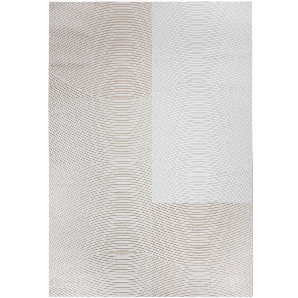 Grande Tappeto dal Design Contemporaneo e Moderno - Beige (290x200 cm) - Kirui image 8