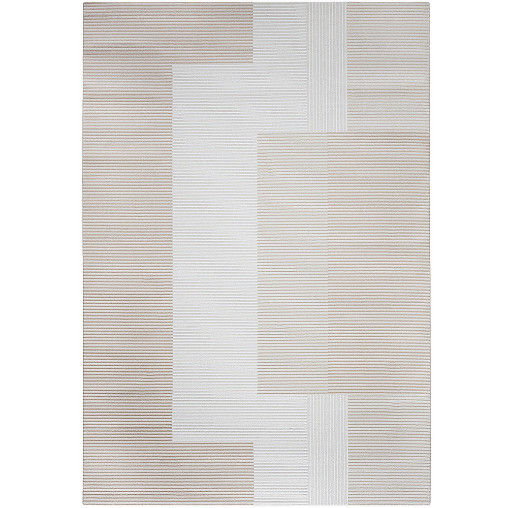 Grande Tappeto dal Design Contemporaneo e Moderno - Beige (290x200 cm) - Loru image 8