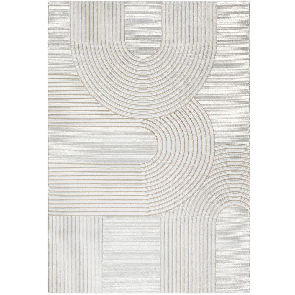 Grande Tappeto dal Design Contemporaneo e Moderno - Beige (290x200 cm) - Grut image 8
