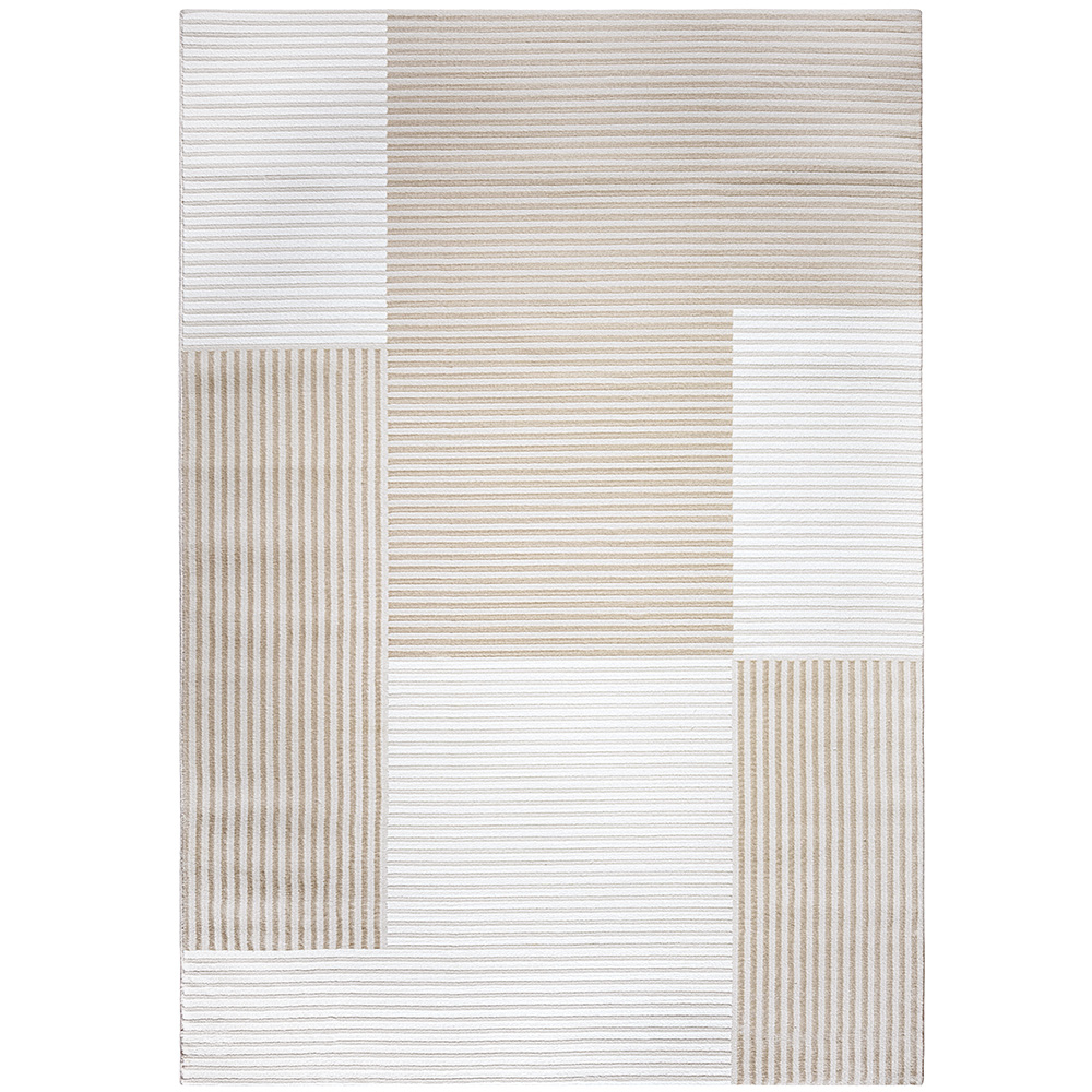 Grande Tappeto dal Design Contemporaneo e Moderno - Beige (290x200 cm) - Layra image 8