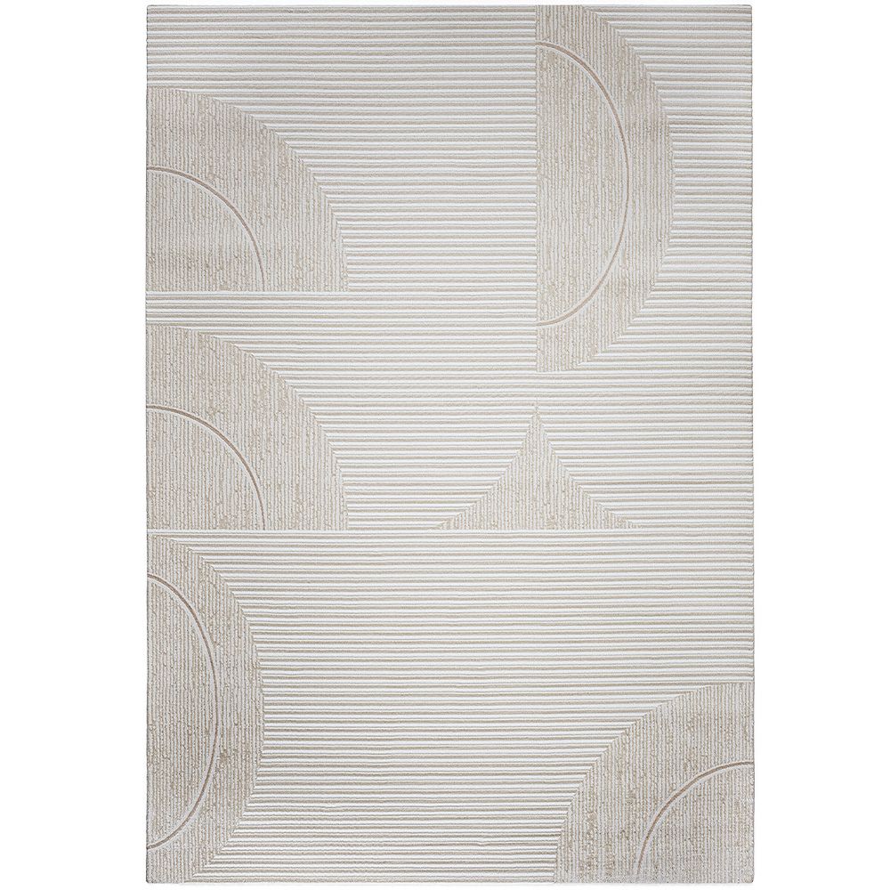 Grande Tappeto dal Design Contemporaneo e Moderno - Beige (290x200 cm) - Urma image 8