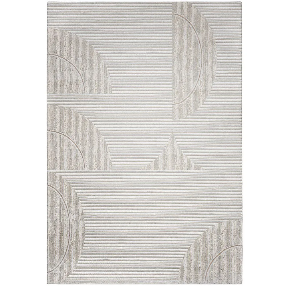 Grande Tappeto dal Design Contemporaneo e Moderno - Beige (290x200 cm) - Urma image 8