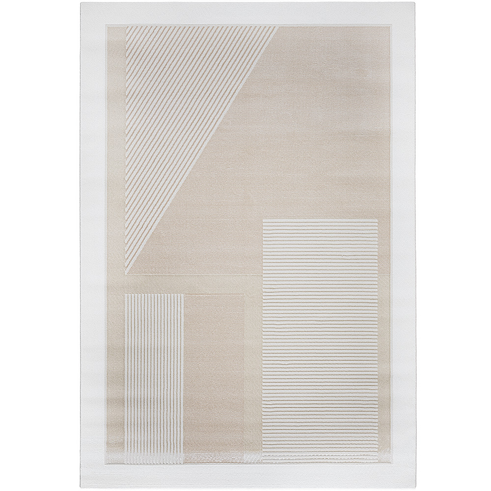 Grande Tappeto dal Design Contemporaneo e Moderno - Beige (290x200 cm) - Terna image 8