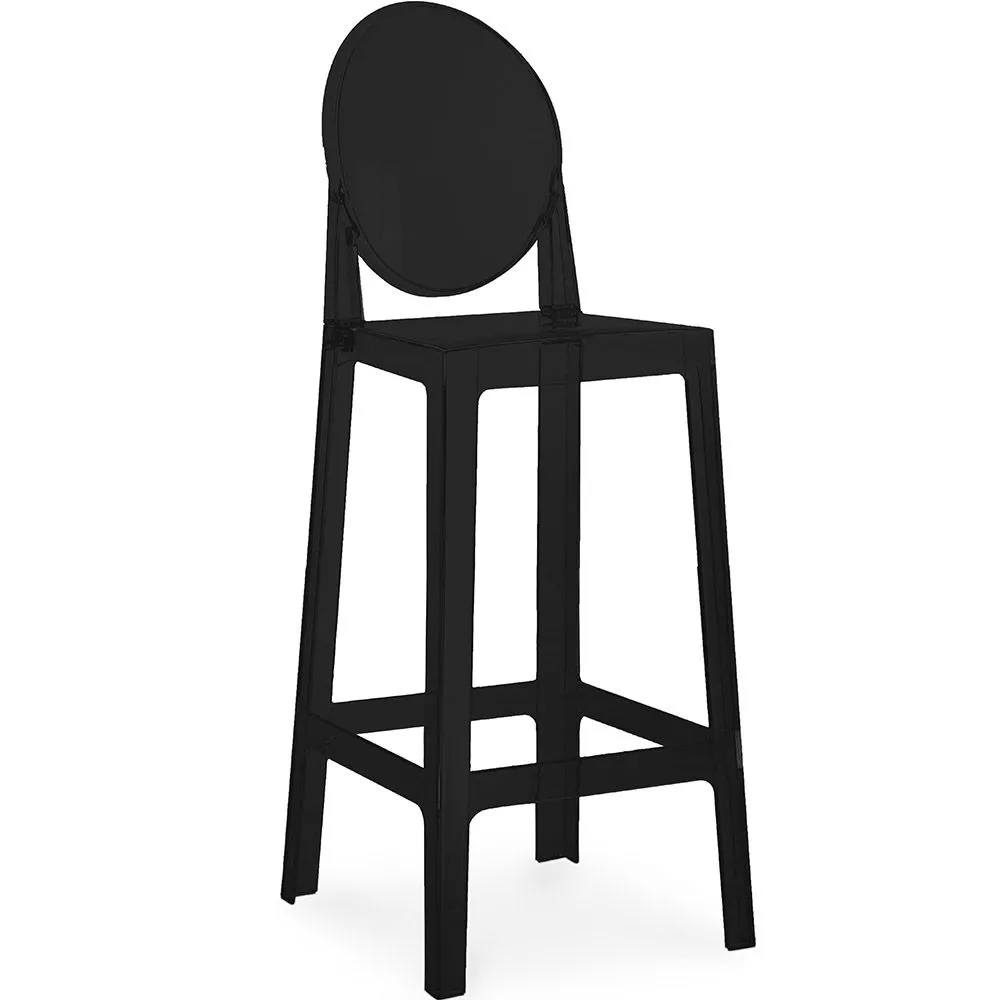 Sgabello da bar con schienale - Design trasparente - 75 cm - Victoria Queen image 8