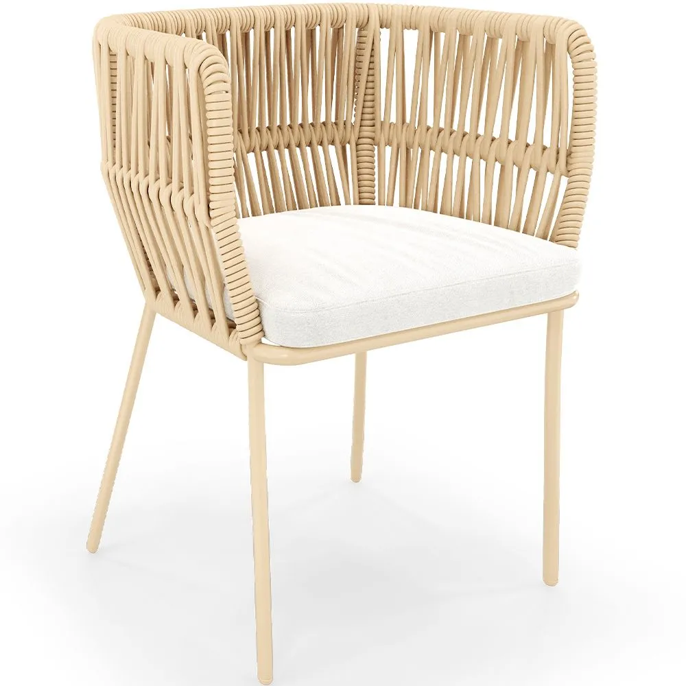 Sedia da Esterno Beige - Corda - Ress image 8