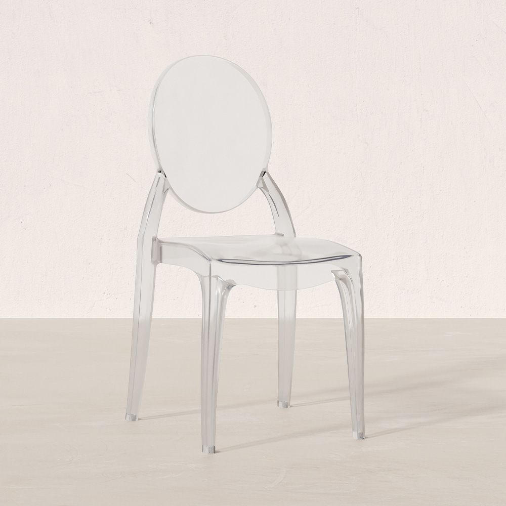 Sedia da Pranzo Trasparente - Stile Victoria  image 8