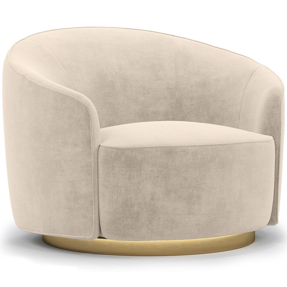 Poltrona di Design Curva - Rivestita in Velluto - Herina image 8